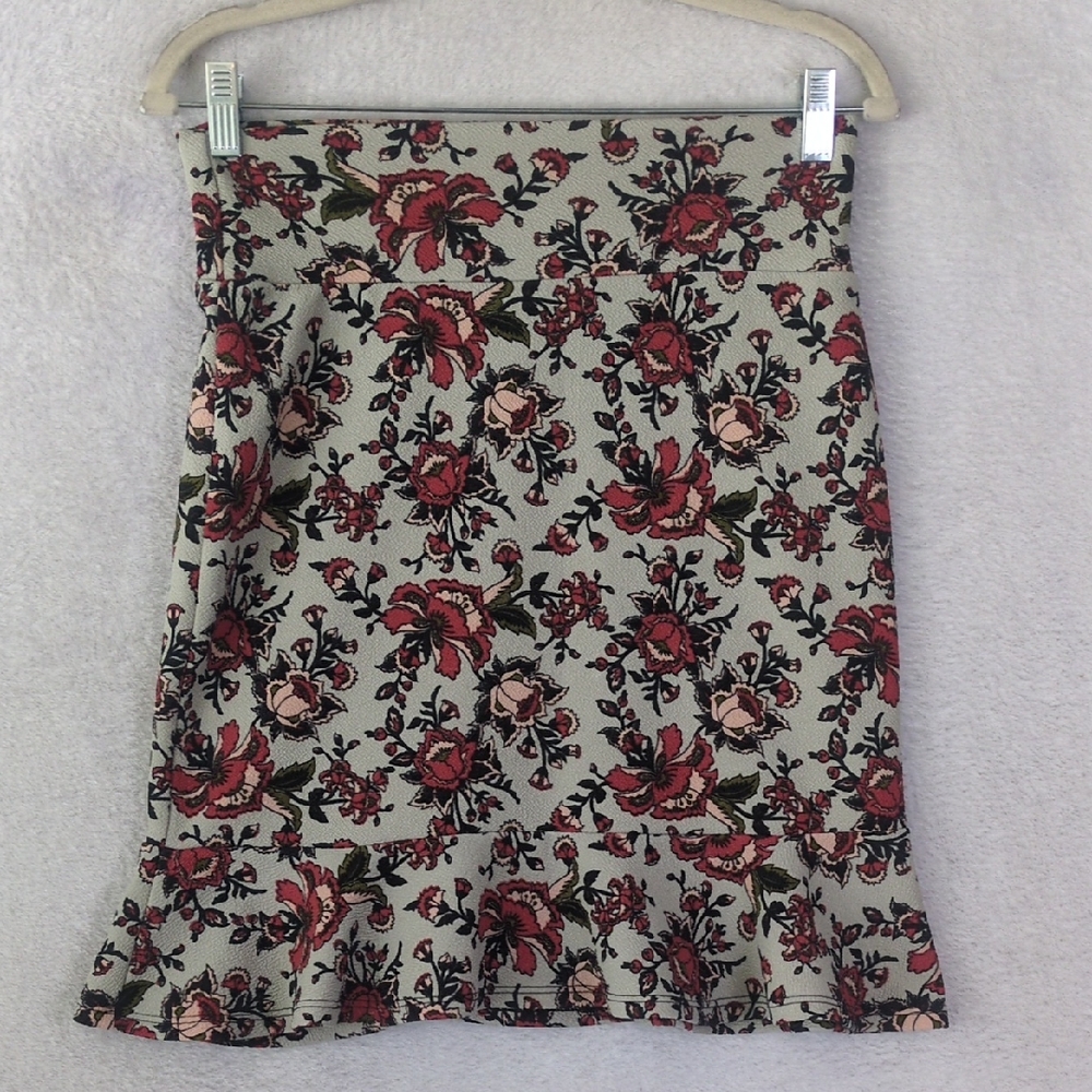 Agnes & Dora Junior's Floral Ruffle Pencil Skirt Size S